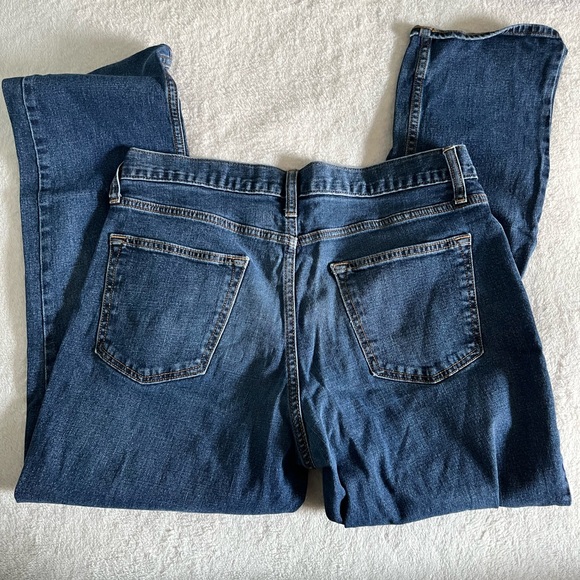 Old Navy Straight Leg Blue Jeans - Picture 4 of 7